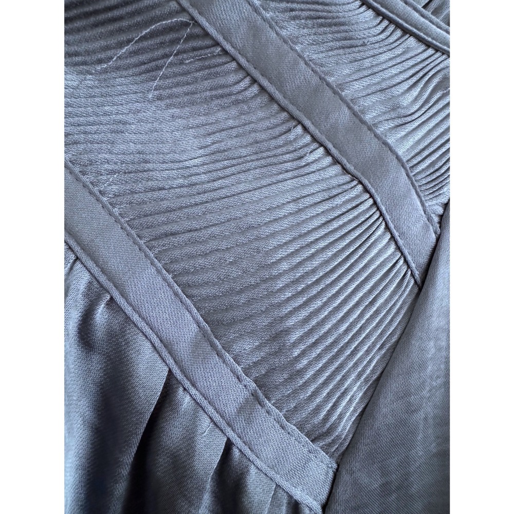 NEW Philosophy Size Medium Smock Shoulder Satin Finish Peasant Blouse - Picture 6 of 8